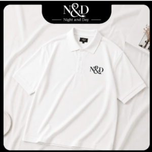 Áo Polo trắng Night & Day